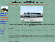 Tablet Screenshot of jfsrailcar.com